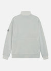 GD HALF ZIP SWEAT LIGHT BLUE RÆBURN