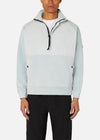 GD HALF ZIP SWEAT LIGHT BLUE RÆBURN