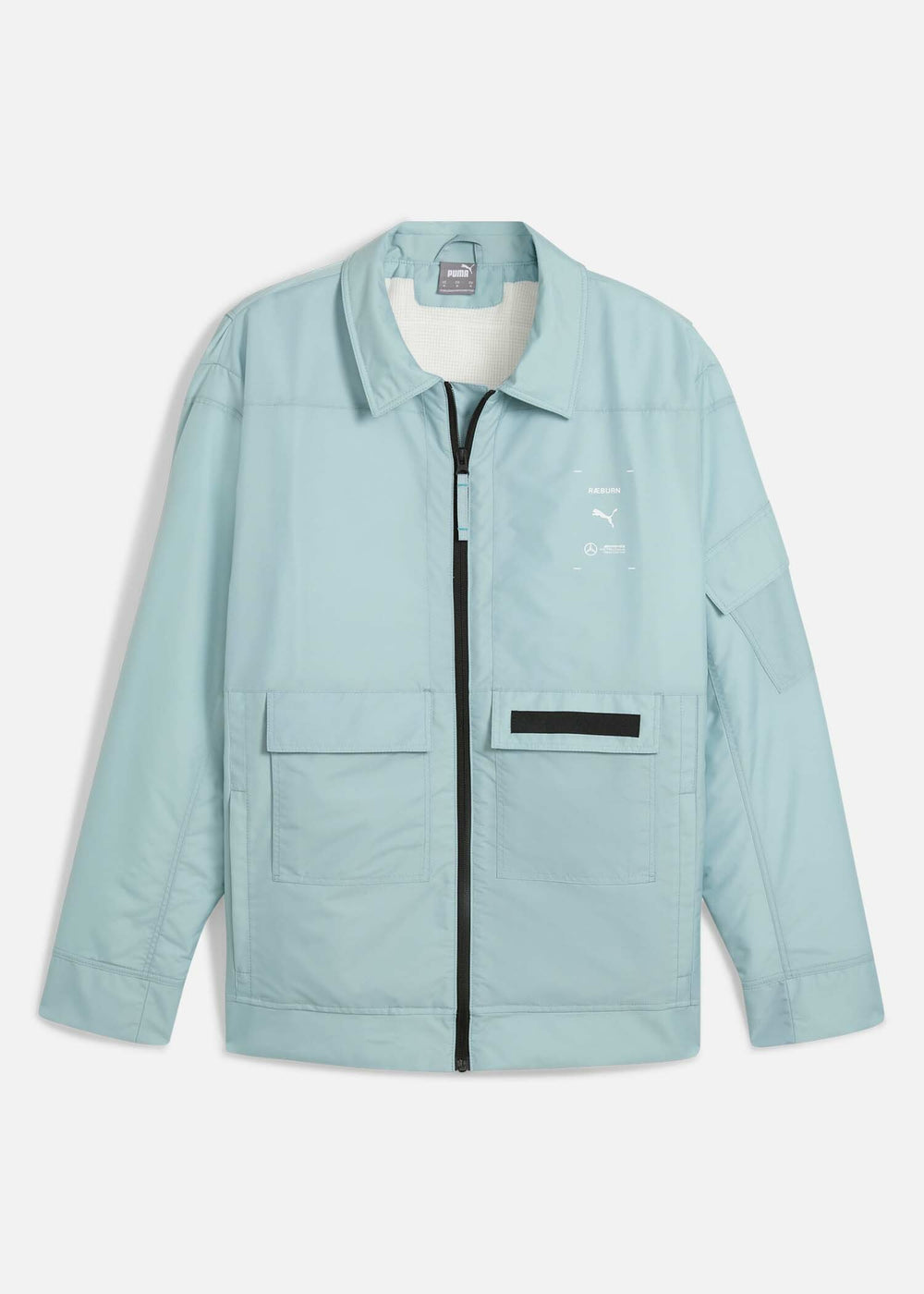 Mercedes AMG F1 x PUMA x RAEBURN Coach Jacket Ice Flow