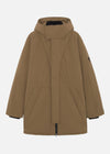 FILLED PARKA MID BROWN RÆBURN