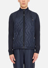 SI QUILTED GILET NAVY RÆBURN