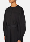 COM.PACKED SHIRT DRESS BLACK RÆBURN