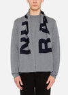 SI F.C. RÆBURN SCARF GREY w/ NAVY